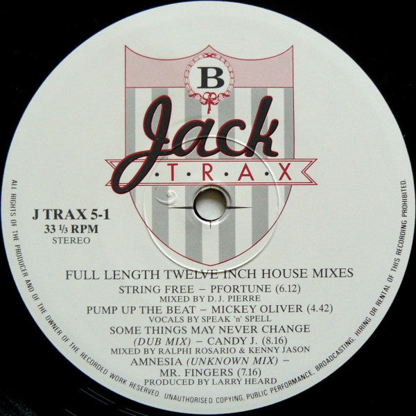 Various - Jack Trax - The Fifth Album (2xLP, Comp)