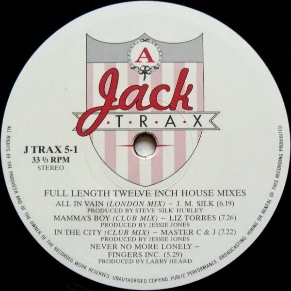Various - Jack Trax - The Fifth Album (2xLP, Comp)
