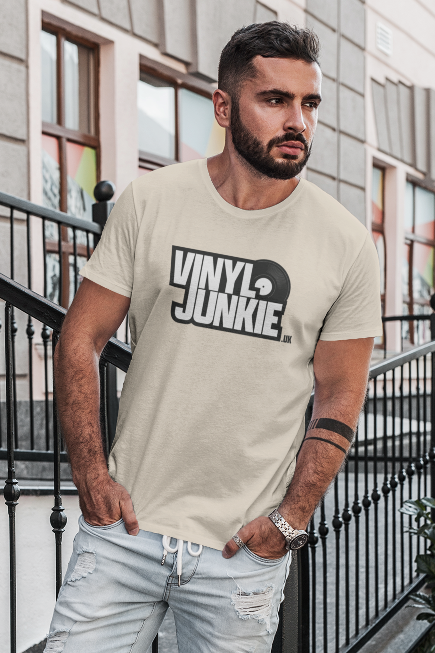 Vinyl Junkie UK - Short Sleeve Unisex T-Shirt - Vinyl Junkie UK